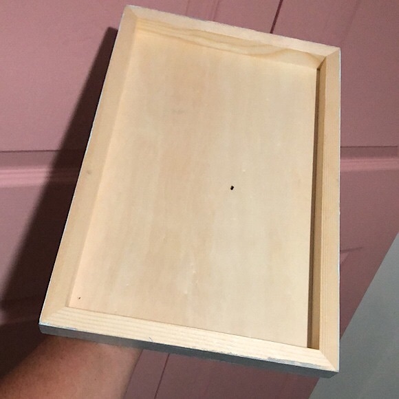 🌙🌊 Boho Original Wall Art - “Moonlit Ocean” - On 11.5” x 8” Wood. - Picture 5 of 5